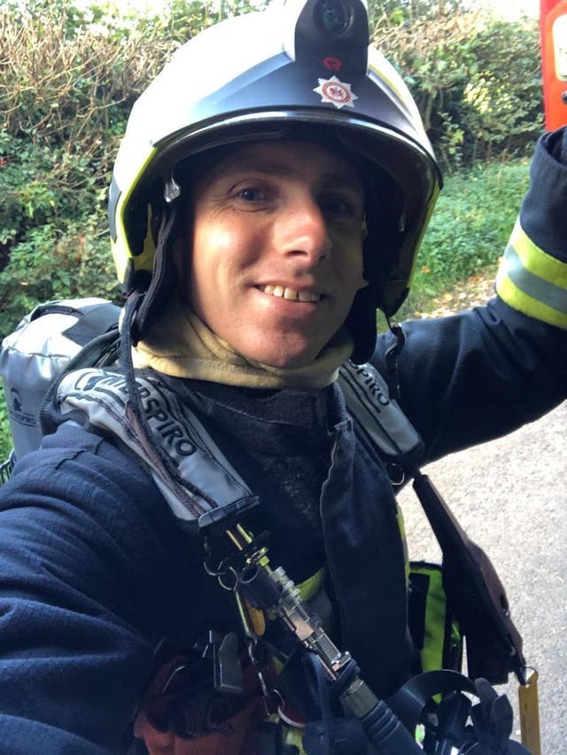 Firefighter Martin Green