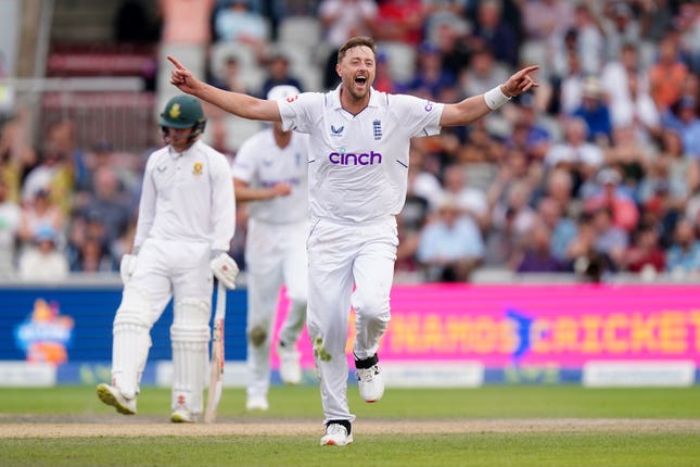 England sealed a commanding win over South Africa on Saturday (Mike Egerton/PA)