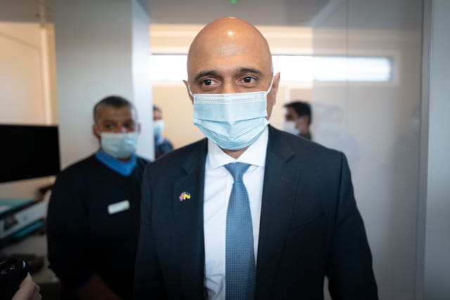 Sajid Javid visiting Barking Community Hospital