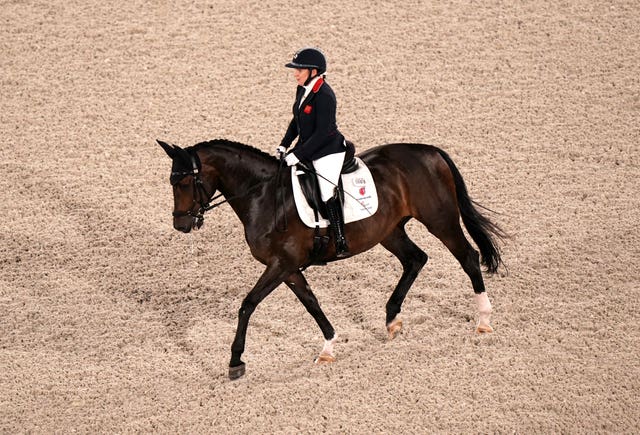 Great Britain's Natasha Baker was riding Keystone Dawn Chorus for the first time in a major event