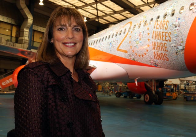 Outgoing easyJet chief executive Carolyn McCall (PA)