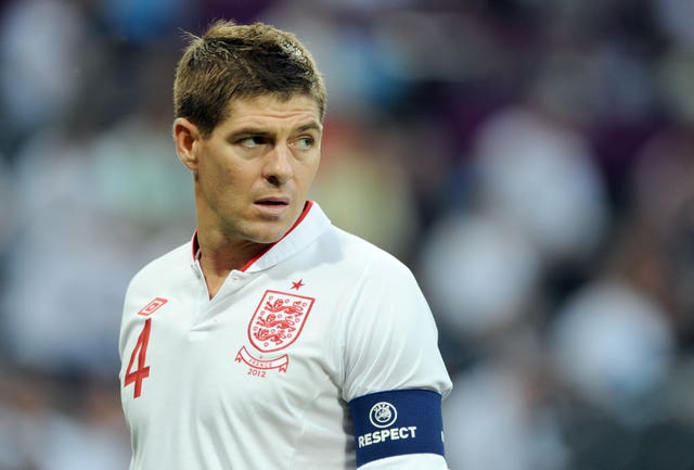 Gerrard also skippered England at Euro 2012