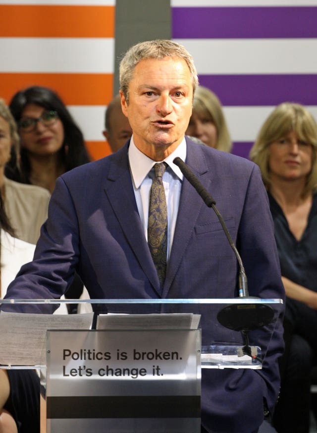 Former BBC journalist Gavin Esler is standing as a candidate