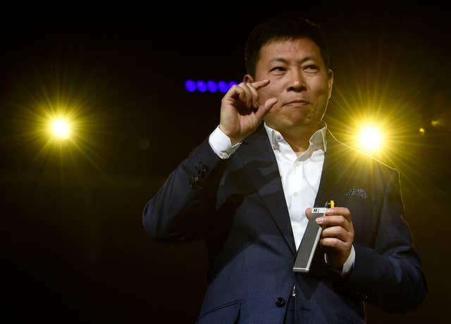 M. Yu Chengdong (Richard Yu) CEO of Huawei Technologies (Lauren Hurley/PA)nt