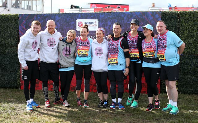 Emma Barton ran the marathon
