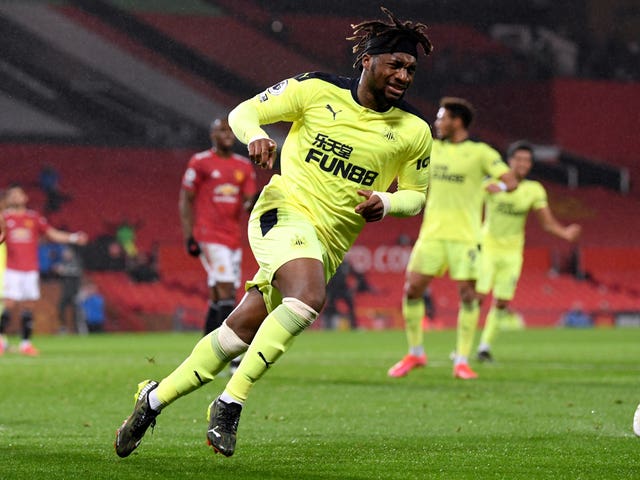 Allan Saint-Maximin scored a superb leveller for Newcastle at Old Trafford
