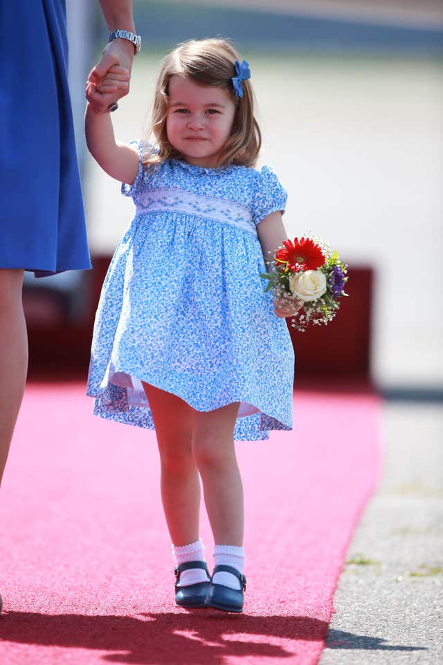 Princess Charlotte will be the Cambridges' middle child (Ian Vogler/Daily Mirror/PA)