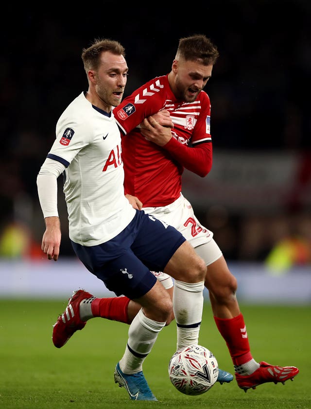 Christian Eriksen did not hold back against Middlebrough 