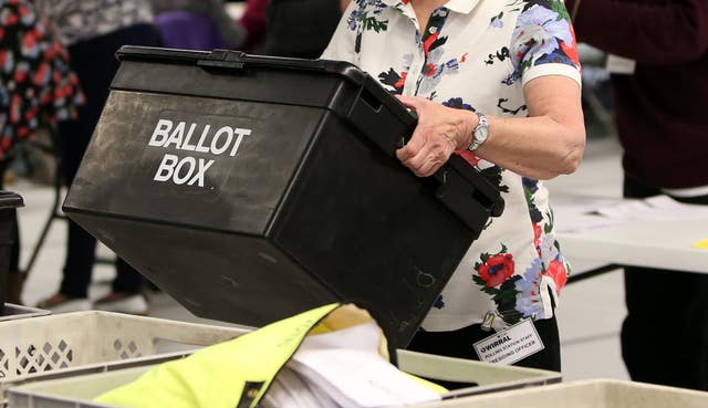 A ballot box
