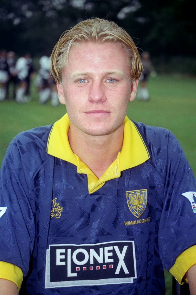 Former Wimbledon defender Peter Fear