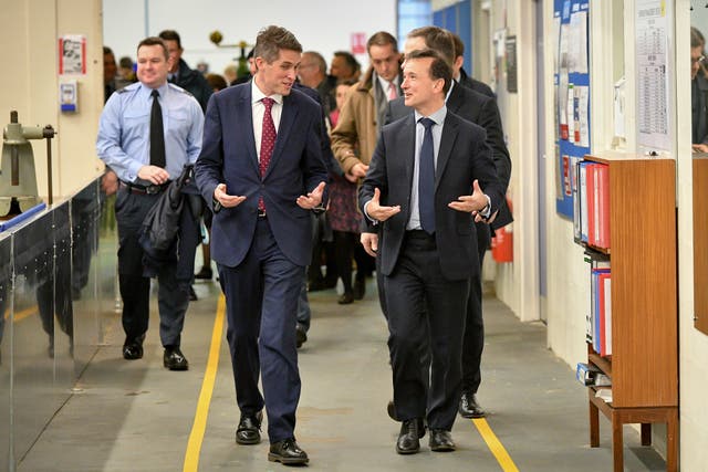 Gavin Williamson visit to MOD St Athan