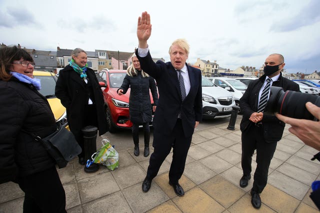 Prime Minister Boris Johnson visited Hartlepool on Monday