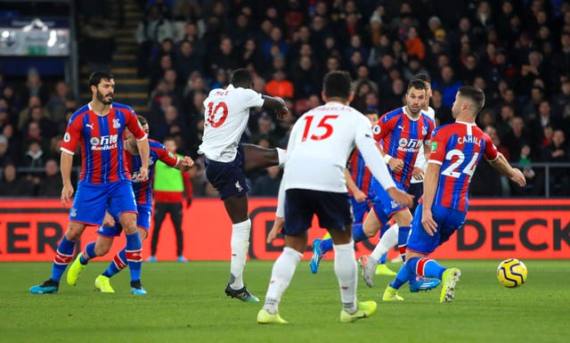 Sadio Mane opens the scoring for Liverpool