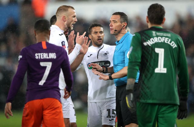 City were grateful for a lack of VAR at Swansea