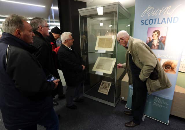 Robert Burns anniversary