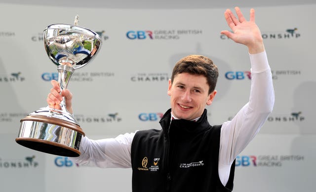 Murphy has been crowned champion jockey for the last two years