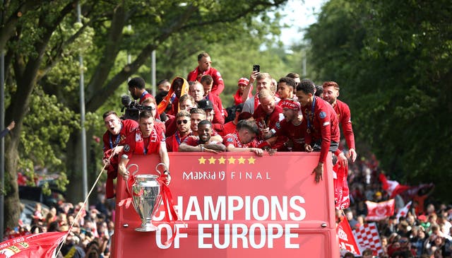 Liverpool Champions League Winners Parade