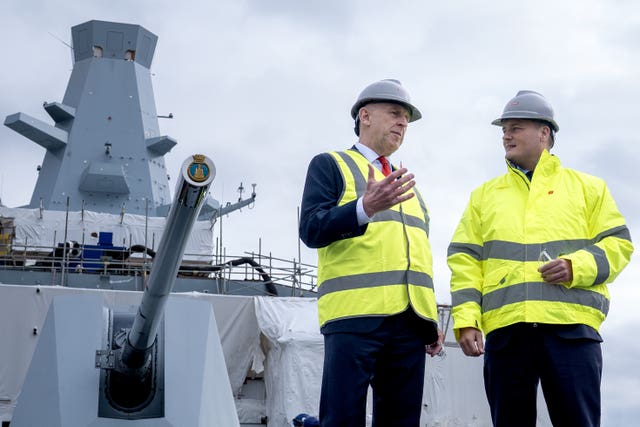 John Healey visit to BAE Systems