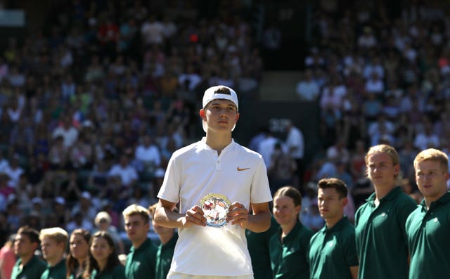 Jack Draper was the runner-up in he Wimbledon boy's tournament last summer