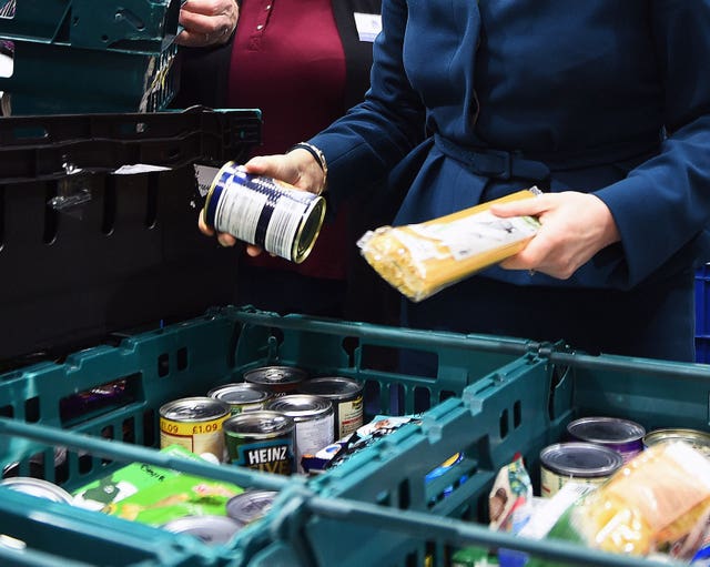 Many families are relying on food banks 