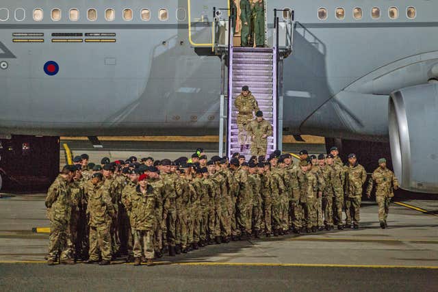 British Army soldiers