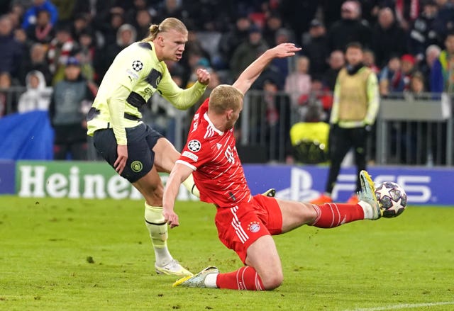 Manchester City progress past Bayern Munich to reach Champions League semi-final