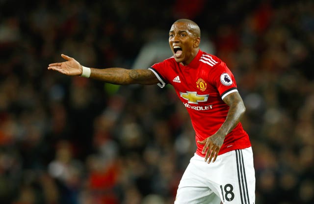 Ashley Young perhaps was given the benefit of the doubt against Newcastle (Martin Rickett/PA)