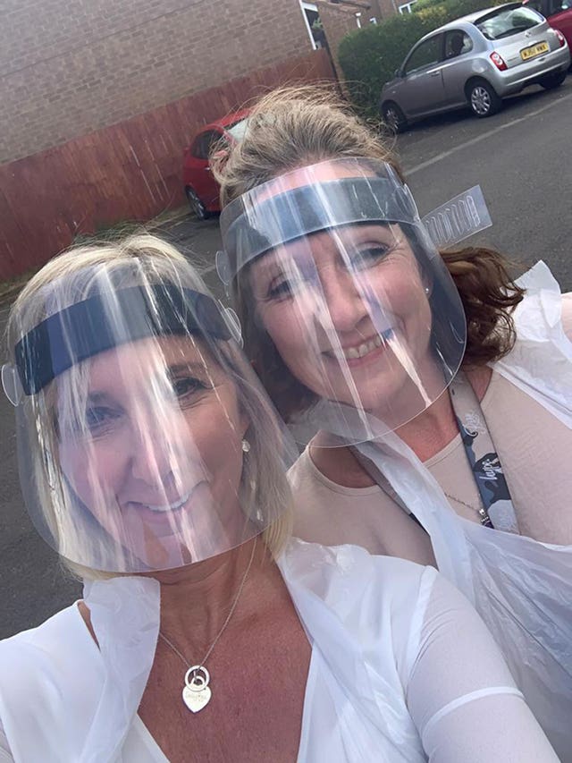 Sarah Teece and Dawn Galloway