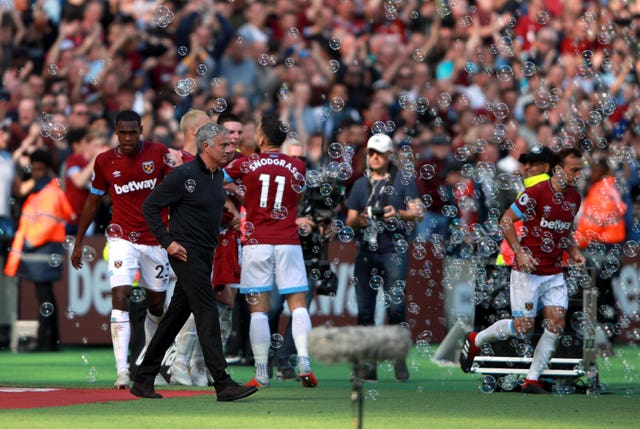 Jose Mourinho's last trip to West Ham ended in defeat while at Manchester United 