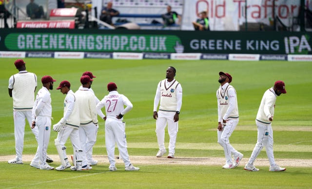 West Indies had a tough day in the field
