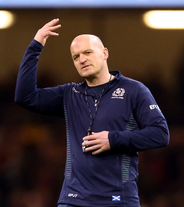 Scotland head coach Gregor Townsend led a debrief of his players' display against Wales on Monday