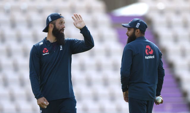 England are without Moeen Ali (left) and Adil Rashid (right).