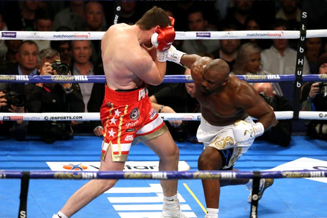 Dereck Chisora, right, says he has only had one week off since beating David Price in Ocotber last year (Paul Harding/PA)