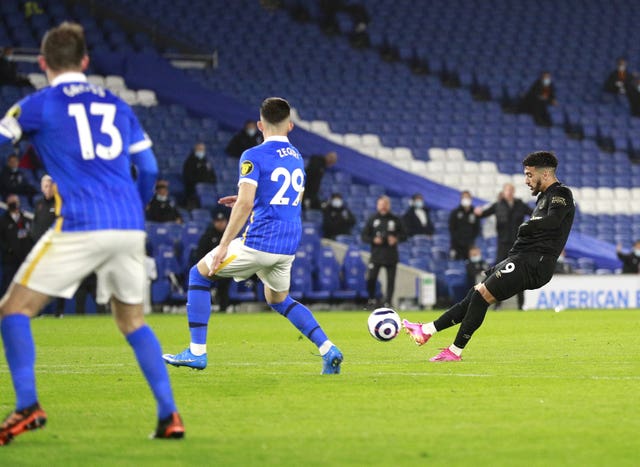 Said Benrahma scored his first goal for West Ham to salvage a point