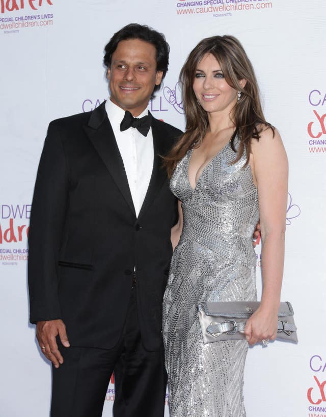 Elizabeth Hurley and Arun Nayar