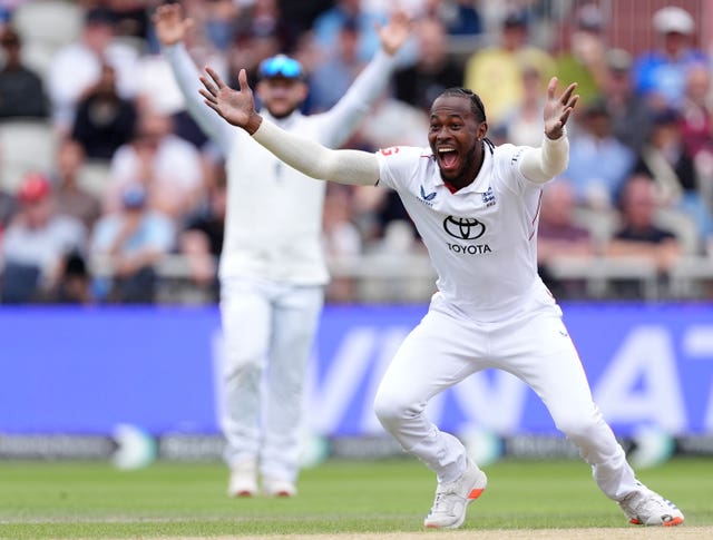Jofra Archer appeals