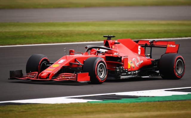 Sebastian Vettel finished a distant 12th in Sunday's 70th Anniversary GP