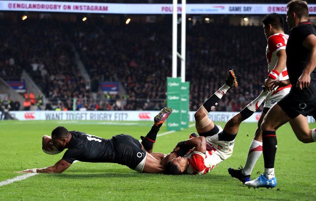 Joe Cokanasiga scored on his England debut