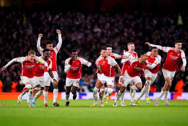 Arsenal celebrate