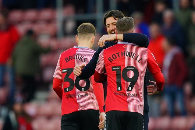 Russell Martin and Joe Rothwell at Southampton