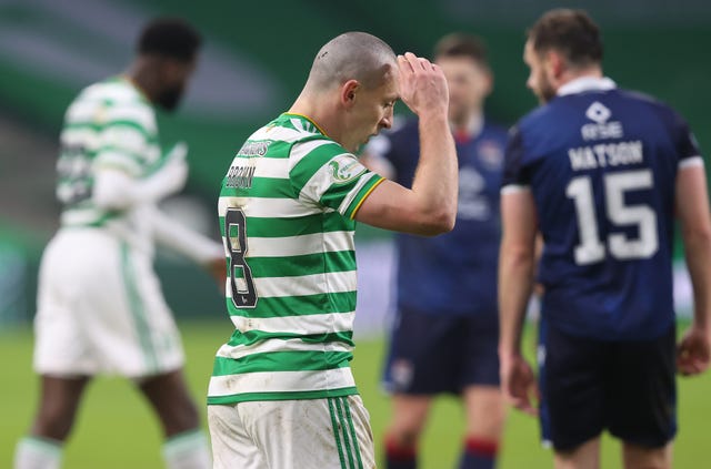Celtic captain Scott Brown has struggled for form this season