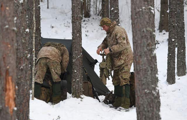 British troops in Estonia