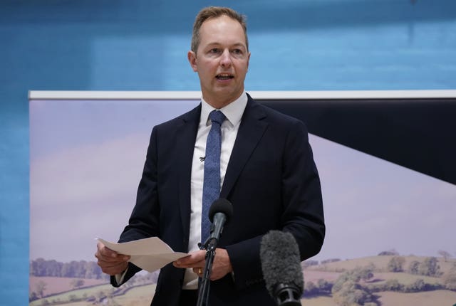 In his victory speech Mr Foord called on Prime Minister Boris Johnson to quit (Andrew Matthews/PA)