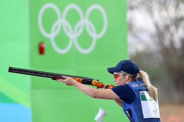 Amber Hill was a finalist in the women's skeet shooting at Rio 2016 (Owen Humphreys/PA)