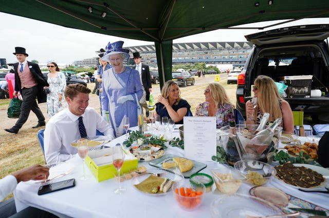 It may have been the final day, but the party spirit had not waned before racing