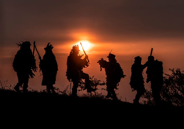 Morris Men Dance in the Dawn