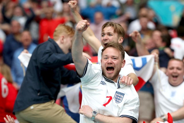 England fans were in fine voice at Wembley