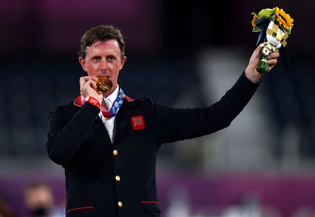 Ben Maher claimed gold in the individual showjumping 