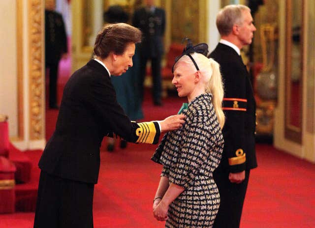 Kelly Gallagher was made an MBE