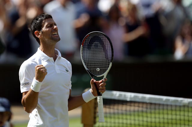Novak Djokovic was elated to reach the last four
